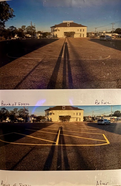 Parking lot striping project 1