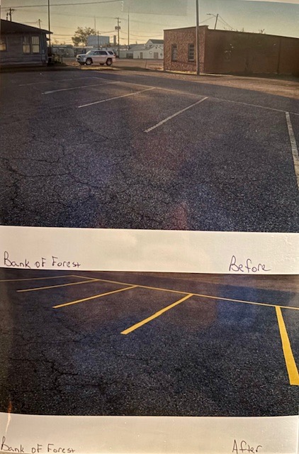Parking lot striping project 2